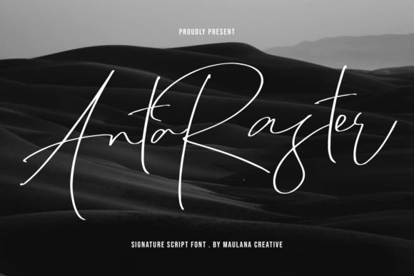 Anta Raster: A Bold Script Font for Distinctive Business Branding