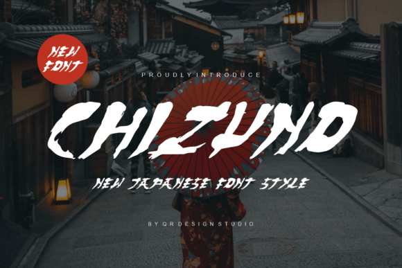 Chizuno: A Bold Decorative Typeface for Standout Brand Identity