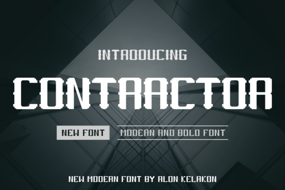 Contractor: A Bold Serif Typeface for Handmade Branding
