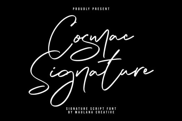 Cosmac Signature: A Designer’s Take on Bold Script Typography