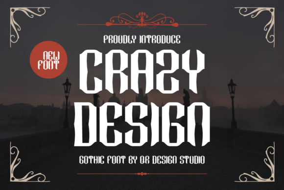Crazy Design: A Bold Blackletter Typeface for Impactful Web Experiences