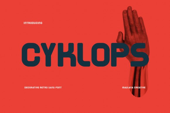 Cyklops: The Bold Sans Serif Display Font for Scroll-Stopping Marketing