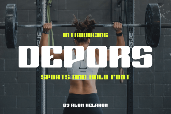 Depors: A Bold Sans Serif Font for Modern Brand Identity