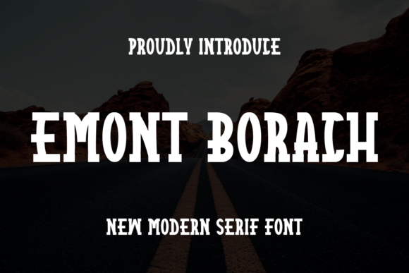 Emont Borach: The Bold Sans Serif Font for Modern Editorial Design