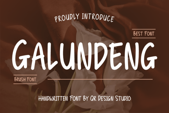 Galundeng: The Bold Typeface for Distinctive Brand Identity
