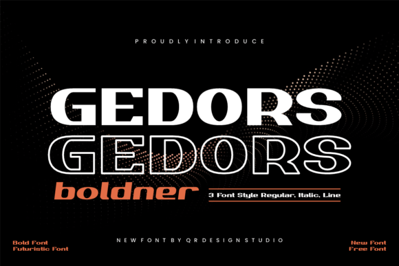 Gedors Boldner: The Bold Sans Serif Typeface for Modern Branding