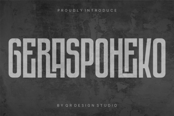 Geraspoheko: A Bold Sans Serif Typeface for Impactful Editorial Design