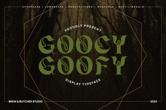 Goocy Goofy: A Psychedelic Blackletter Typeface for Editorial Design