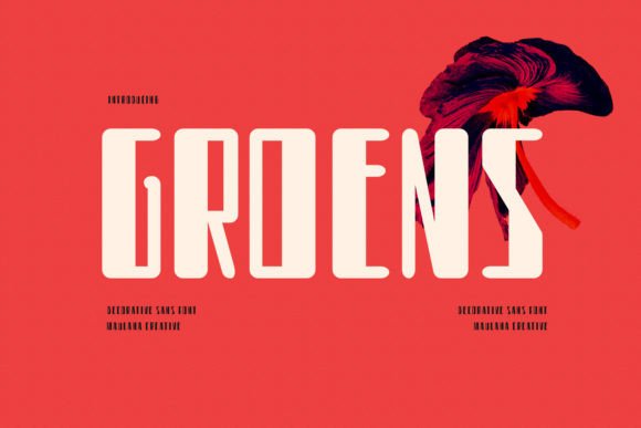 Groens: A Bold Sans Serif Typeface for Modern Editorial Design