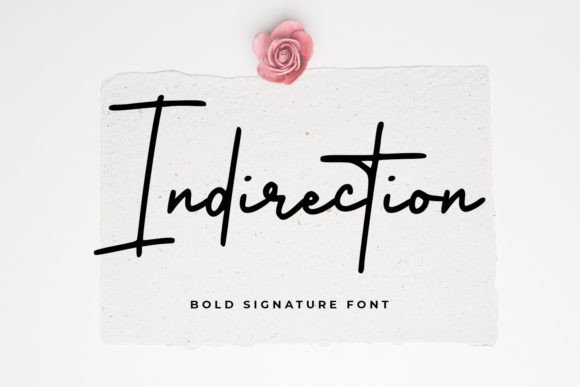 Indirection: The Bold Signature Font for Distinctive Brand Identity