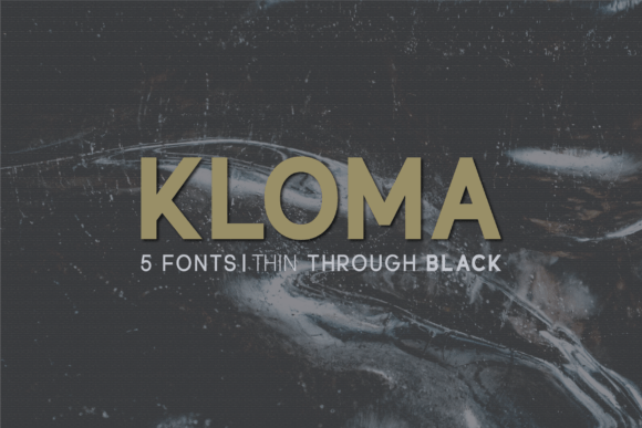 Kloma: The Modern Sans Serif Typeface for Editorial Excellence
