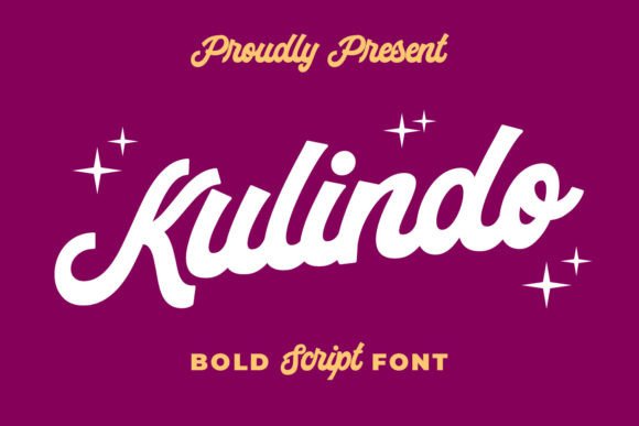 Kulindo: A Bold Script Font for Editorial Design and Brand Identity