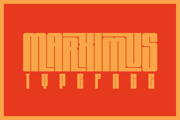 Marximus: The Bold Sans Serif Typeface for Modern Branding
