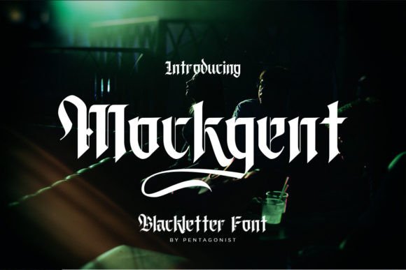 Mockgent: The Bold Blackletter Typeface for Modern Web Design