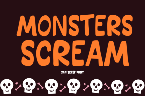 Monsters Scream: A Chilling Typeface for Bold Brand Identity