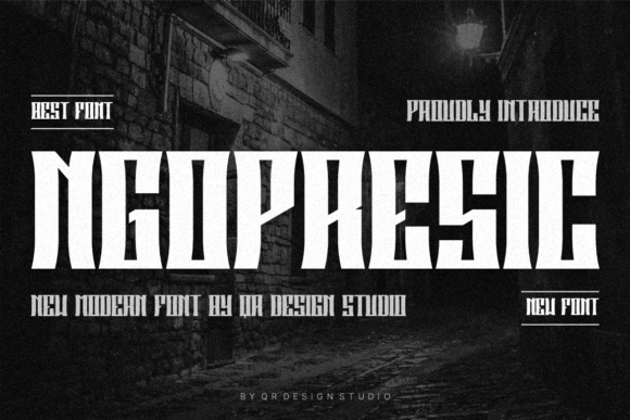 Ngopresic: The Bold Serif Typeface for Scroll-Stopping Branding