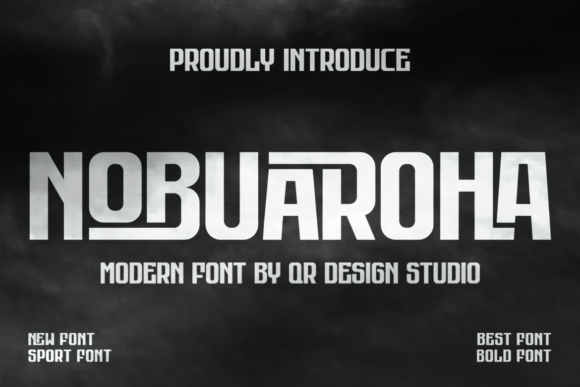 Nobuaroha: A Bold Sans Serif Font for Authentic Brand Identity