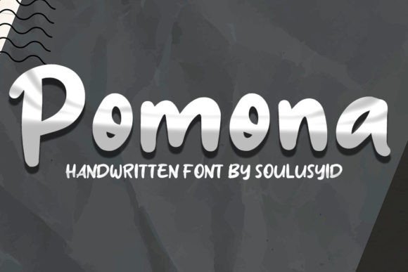 Pomona Typeface: A Cheerful Script for Editorial Design