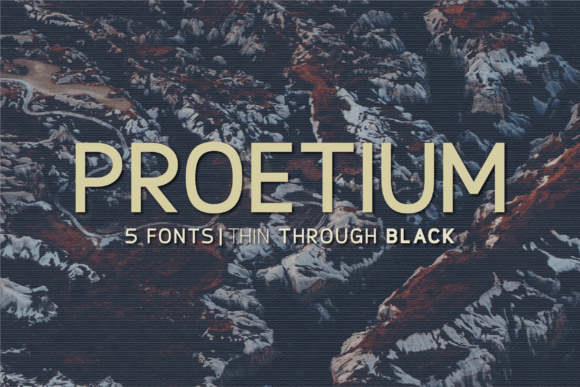 Proetium: The Modern Sans Serif Typeface for Handmade Creators