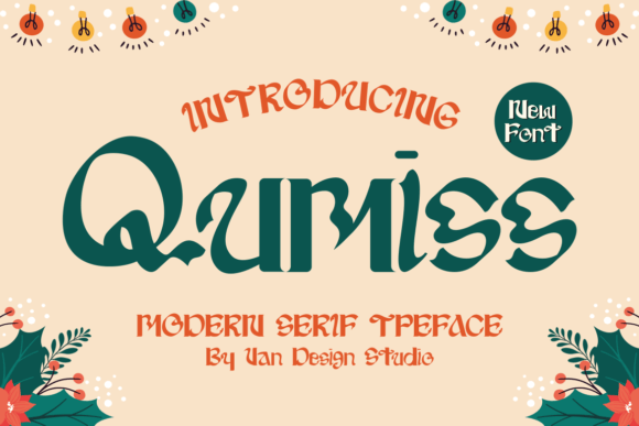 Qumiss: The Bold Serif Typeface That Elevates Brand Identity
