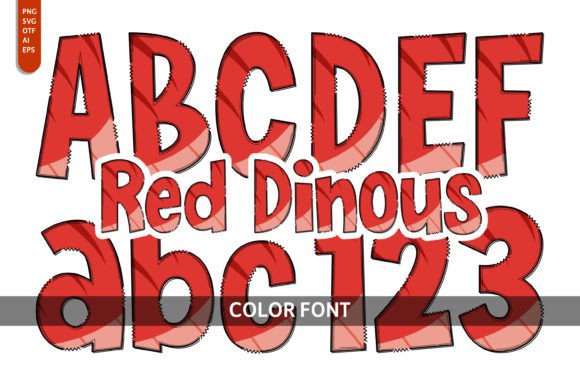Red Dinous: The Bold Color Font for High-Impact Campaigns