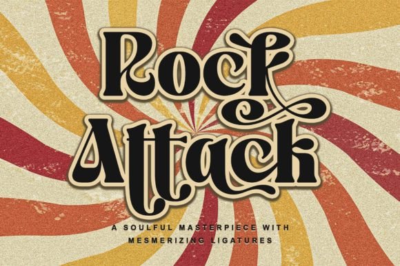 Rock Attack Typeface: Bold Serif for High-Impact Web Design