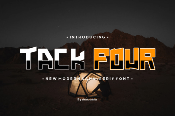 Tack Four: The Bold Sans Serif Typeface for Modern Web Design