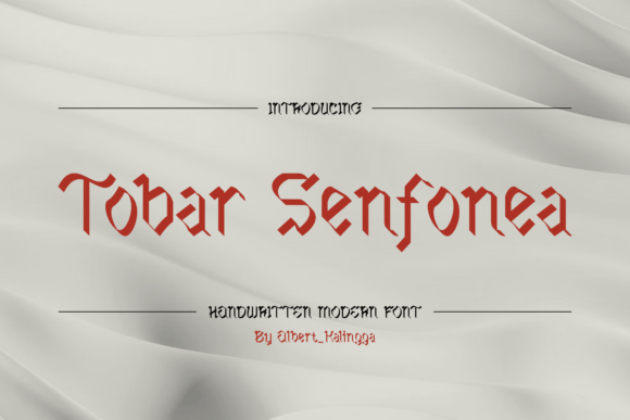 Tobar Senfonea: The Bold Blackletter Typeface for High-Impact Marketing