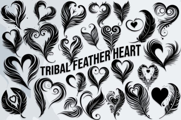 Tribal Feather Heart: The Perfect Typeface for Bold Brand Identity
