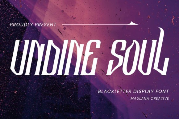 Undine Soul: A Bold Blackletter Typeface for Distinct Brand Identities