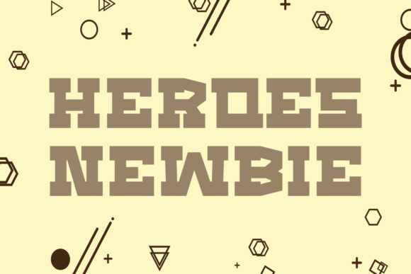 Upgrade Your Brand Identity With Heroes Newbie Typeface